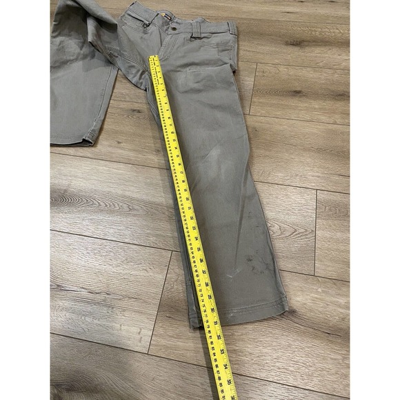 Men's NOBLE OUTFITTERS Tan Full Flexx Hammer Drill Canvas Work Pants 32x32 - Picture 6 of 6